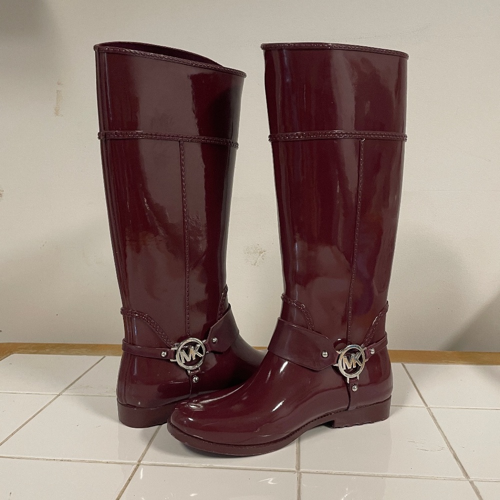 Woman’s Michael  Kors tall rain boots
